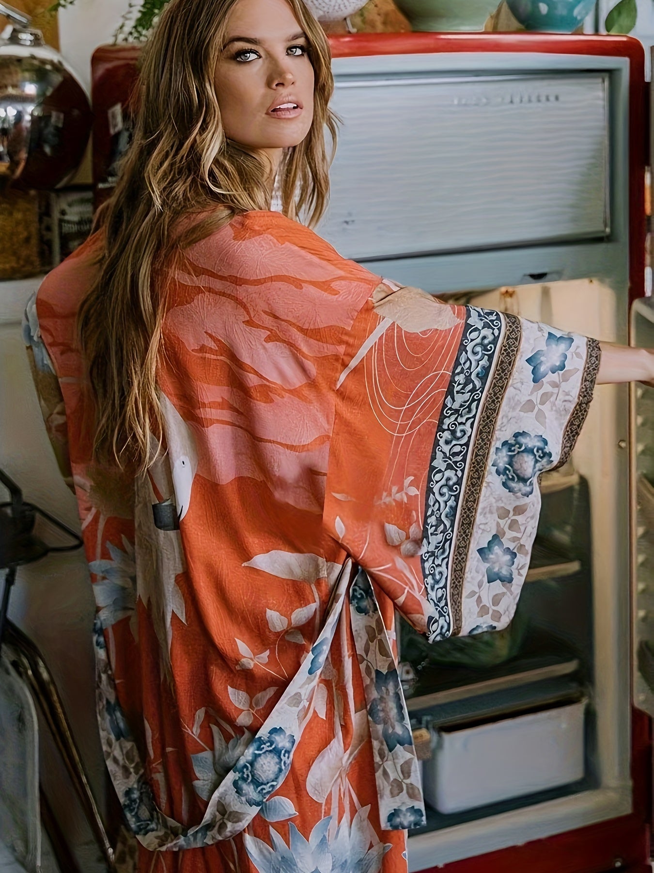 Lightweight Floral Kimono | Aimee