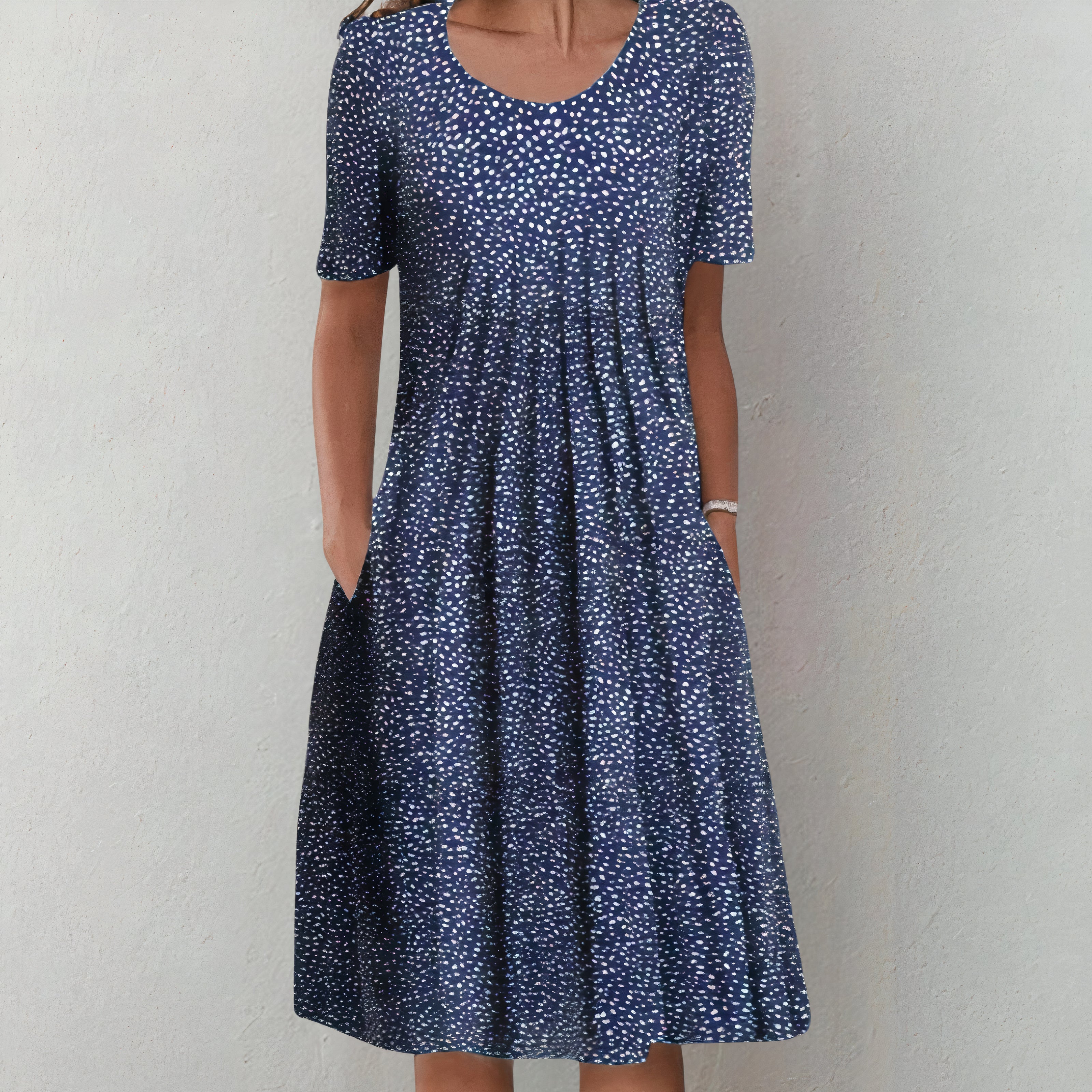 Elegant Cotton Summer Dress | Gemma