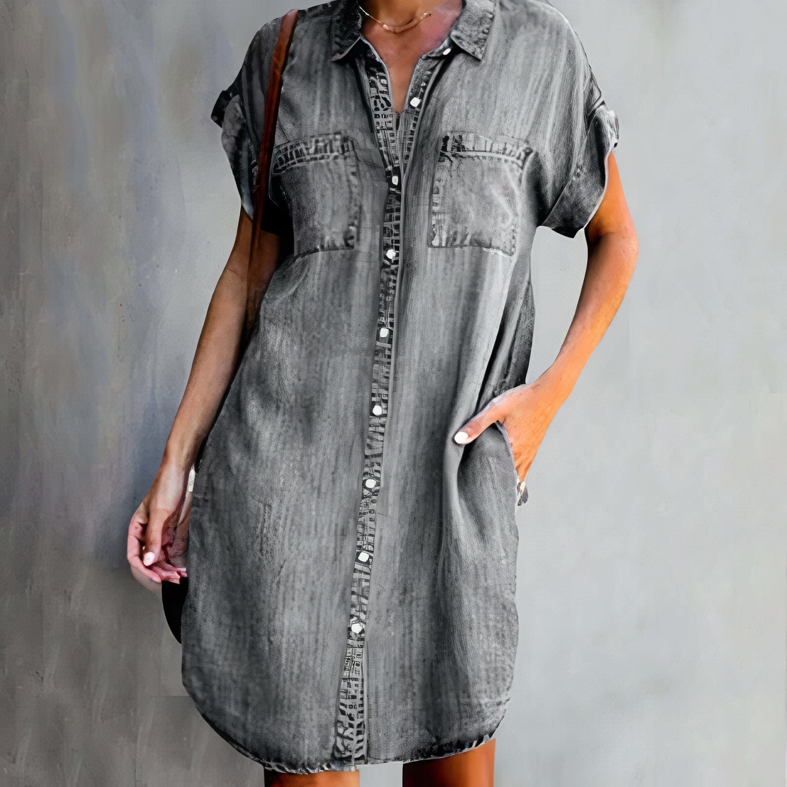 Elegant Denim Dress | Paige